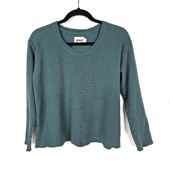 Pact Waffle Knit Thermal Long-sleeve Top - Picture 2 of 5